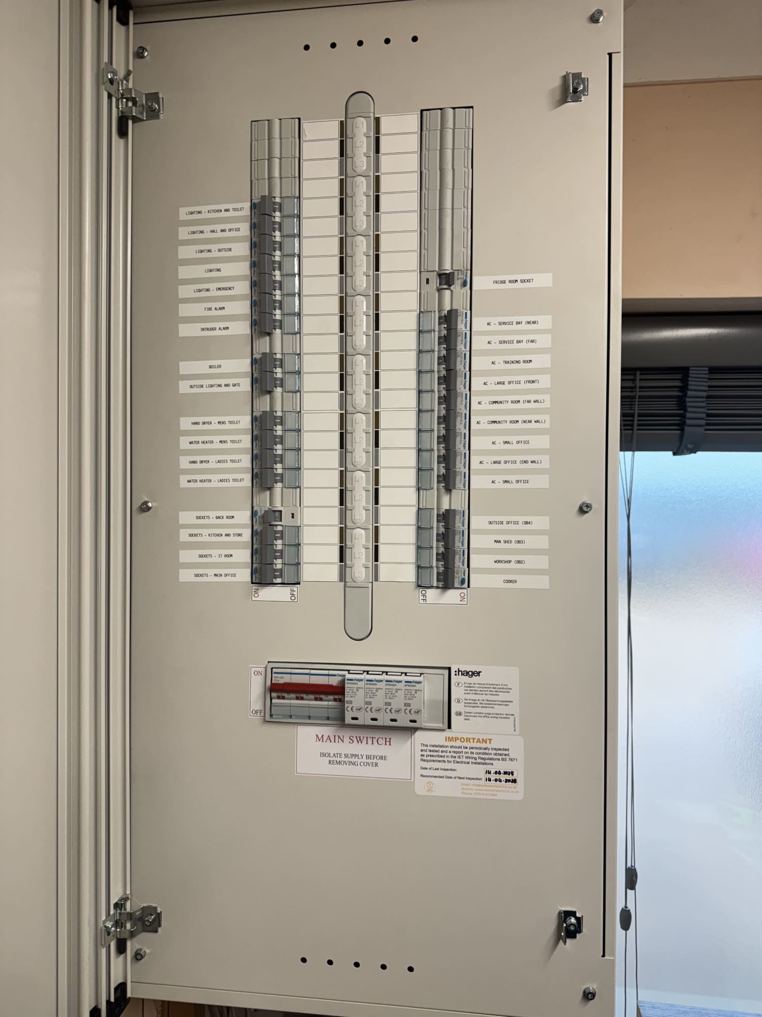 Webster Electrical - industrial installation